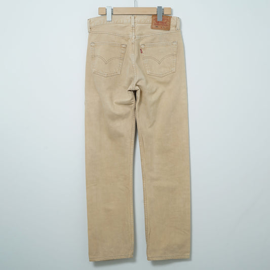 Levi’s 5 Pocket Beige Denim Pants / Late ’90s-Early '00s (Made in USA)