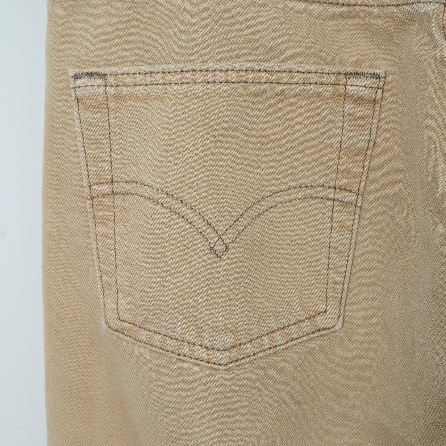 Levi’s 5 Pocket Beige Denim Pants / Late ’90s-Early '00s (Made in USA)