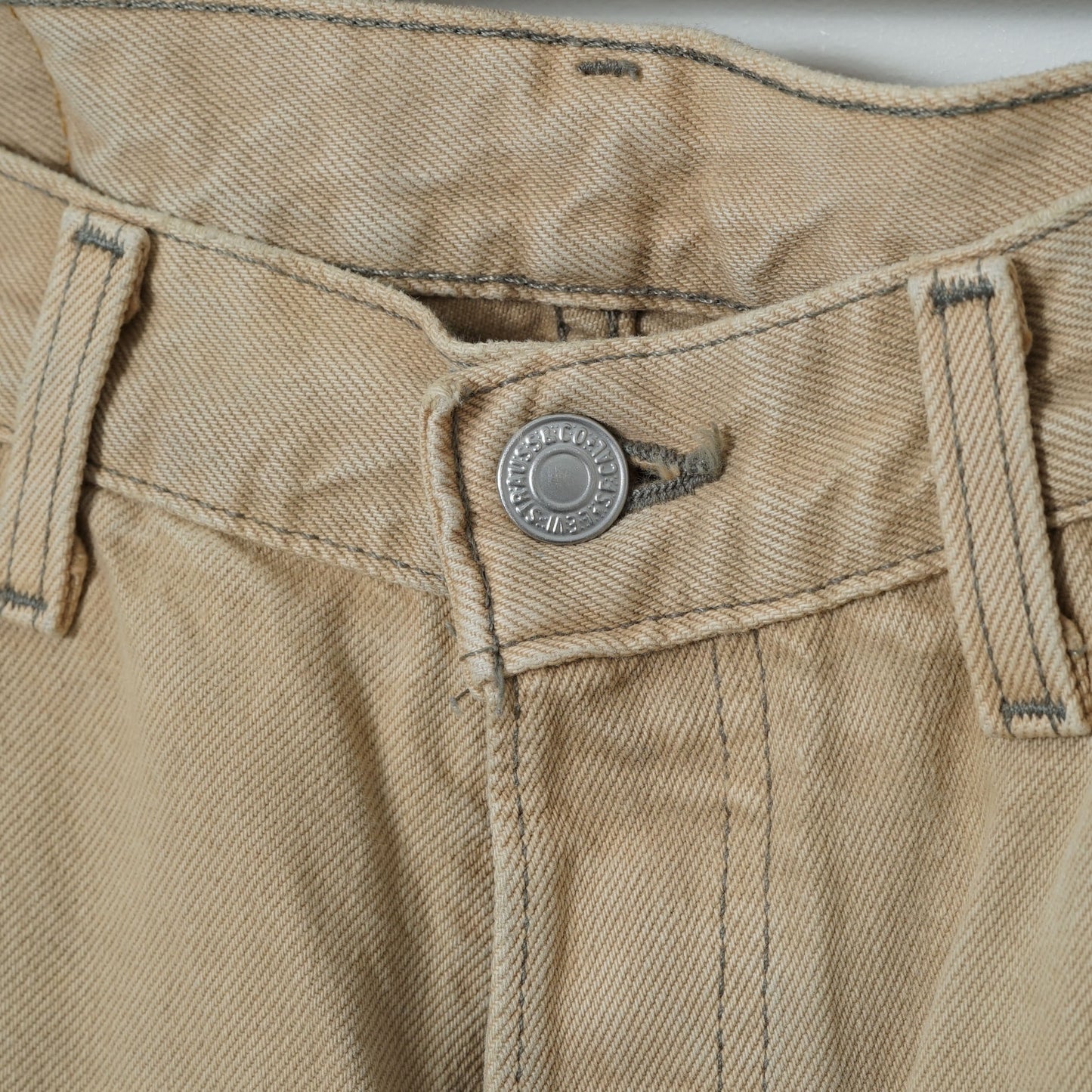 Levi’s 5 Pocket Beige Denim Pants / Late ’90s-Early '00s (Made in USA)
