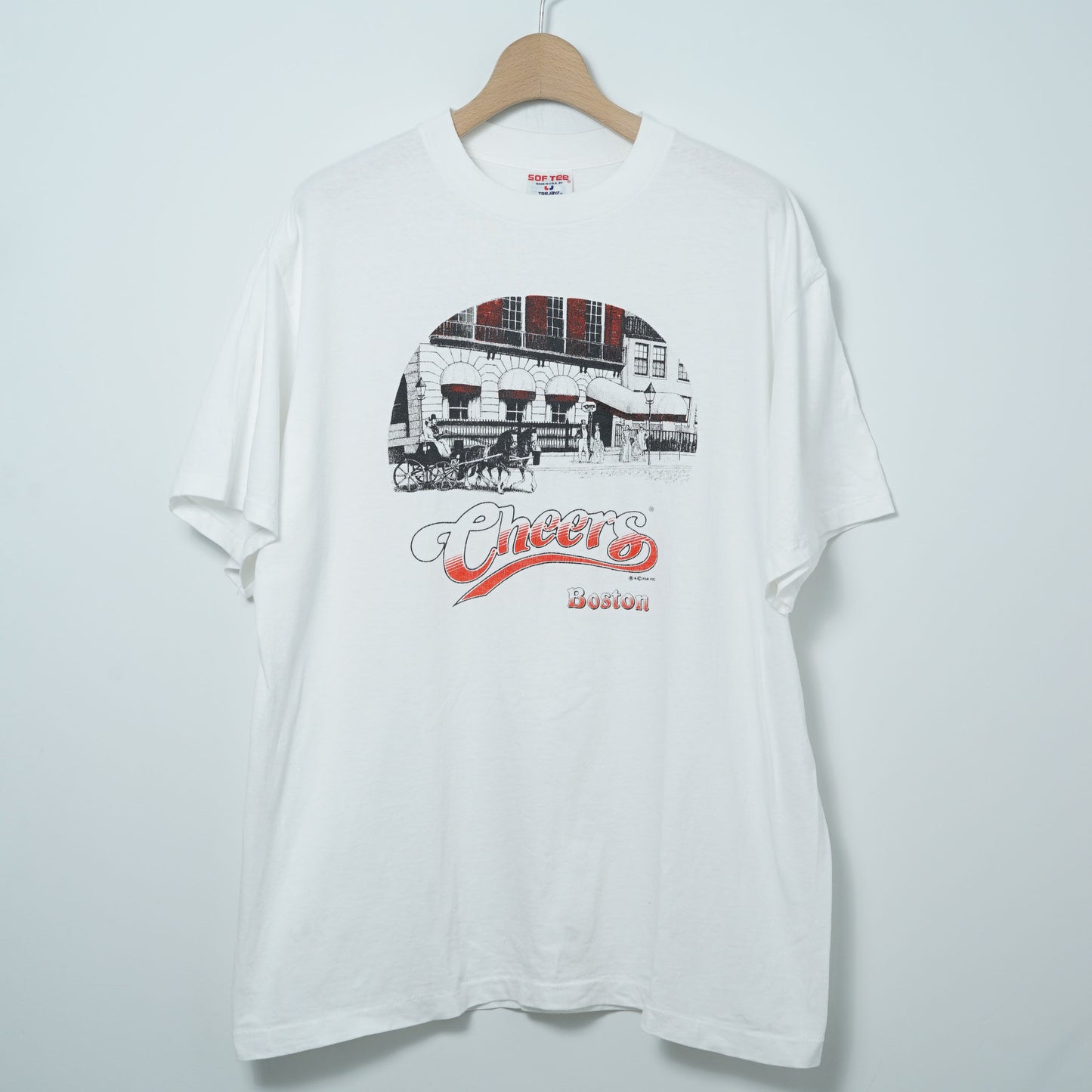 Sof Tee by Tee Jays Print T-shirt / Late ’80s-Early '90s (Made in USA)