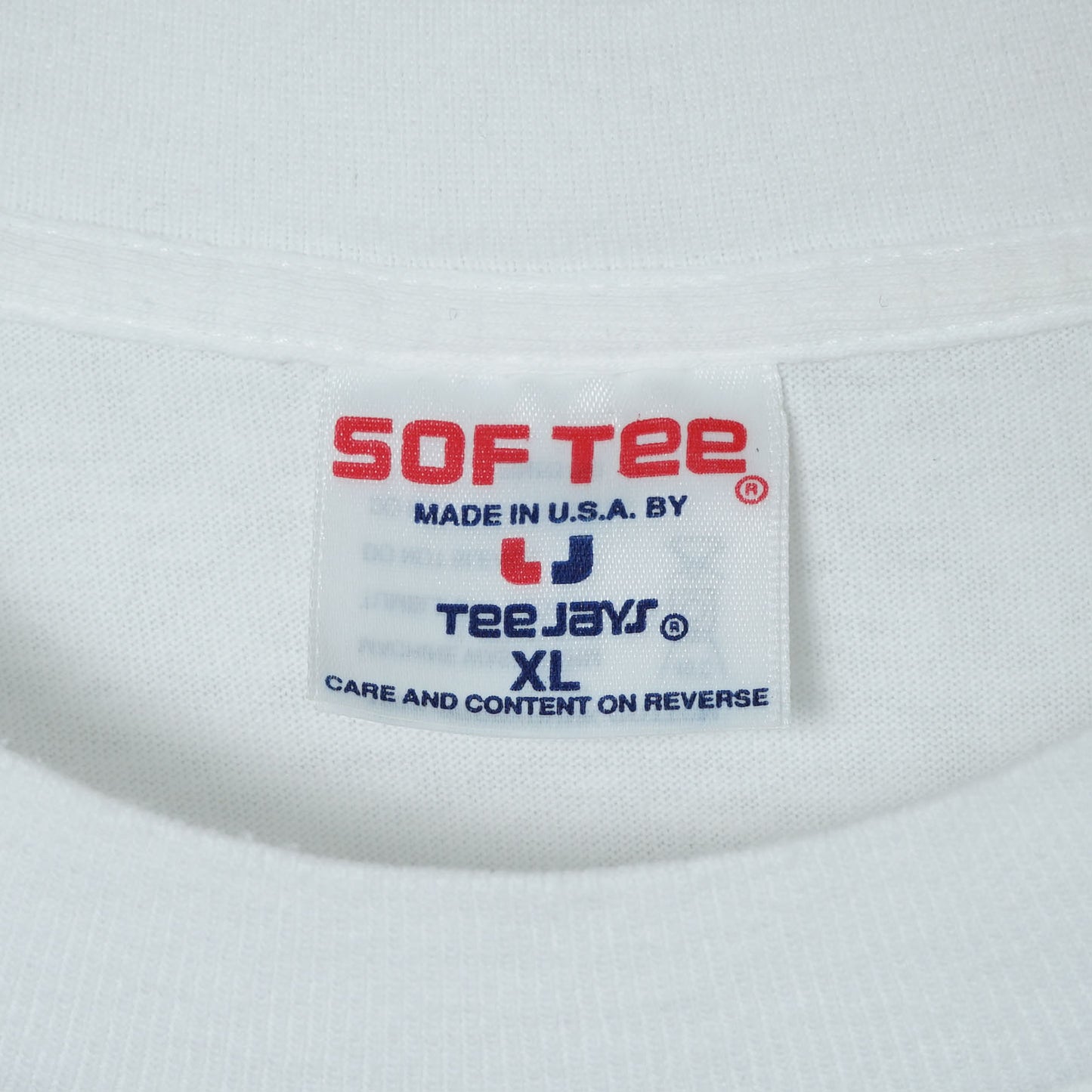 Sof Tee by Tee Jays Print T-shirt / Late ’80s-Early '90s (Made in USA)