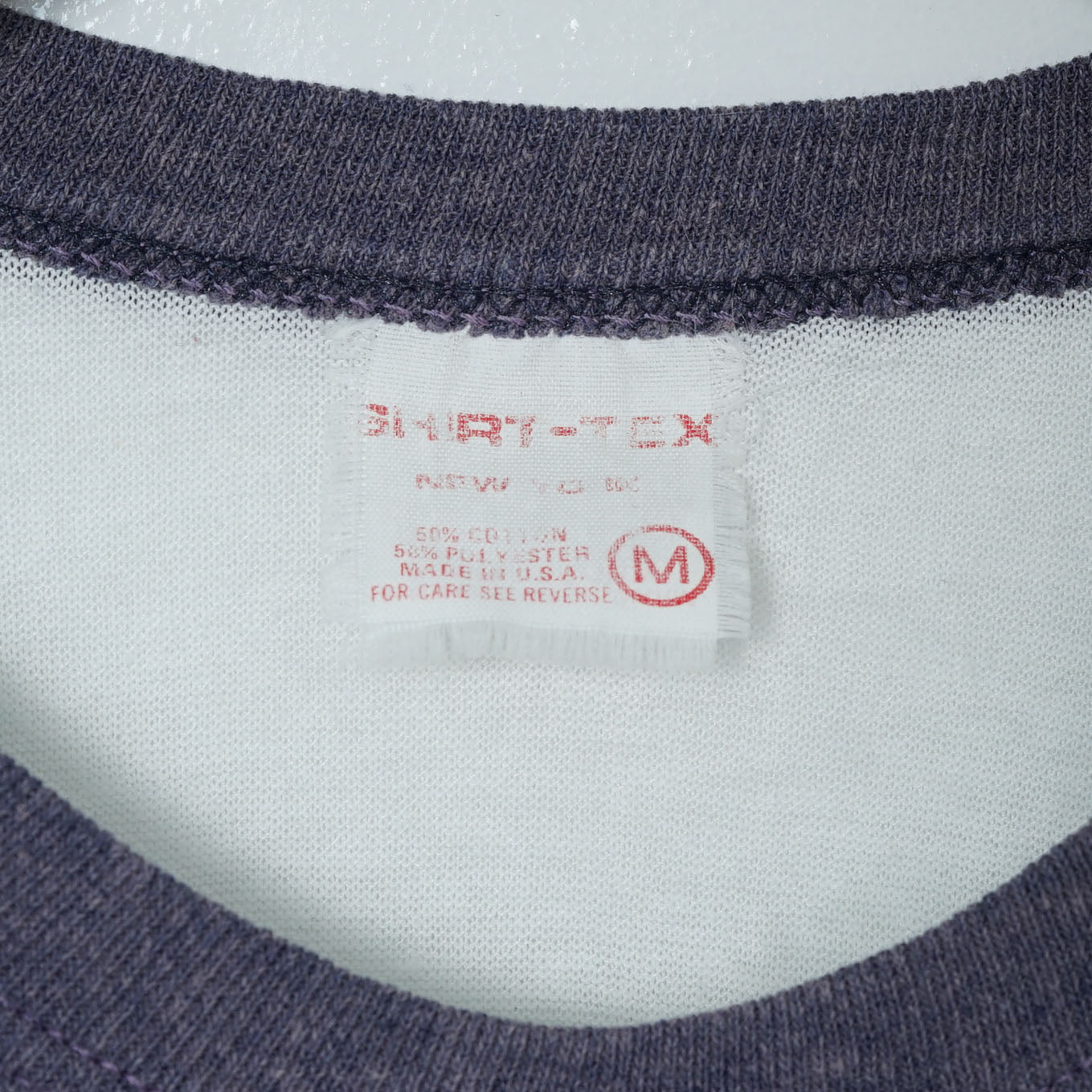 Shirt-Tex New York Print Ringer T-shirt / Late ’70s-Early '80s (Made in USA)