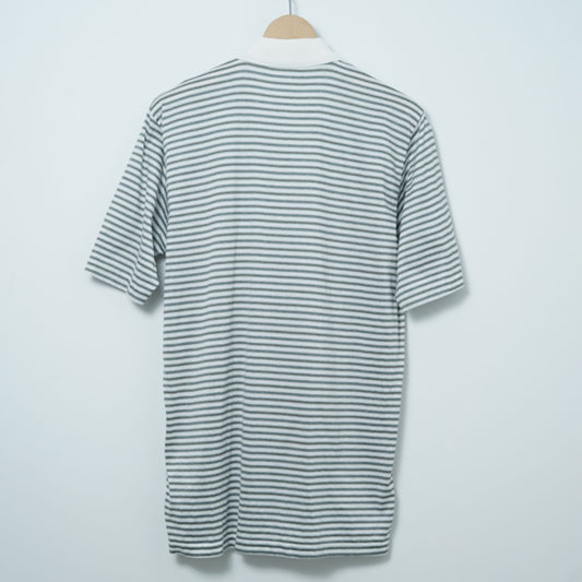 Dunhill Cotton Striped Polo Shirt / Late ’90s-Early '00s (Made in Italy)