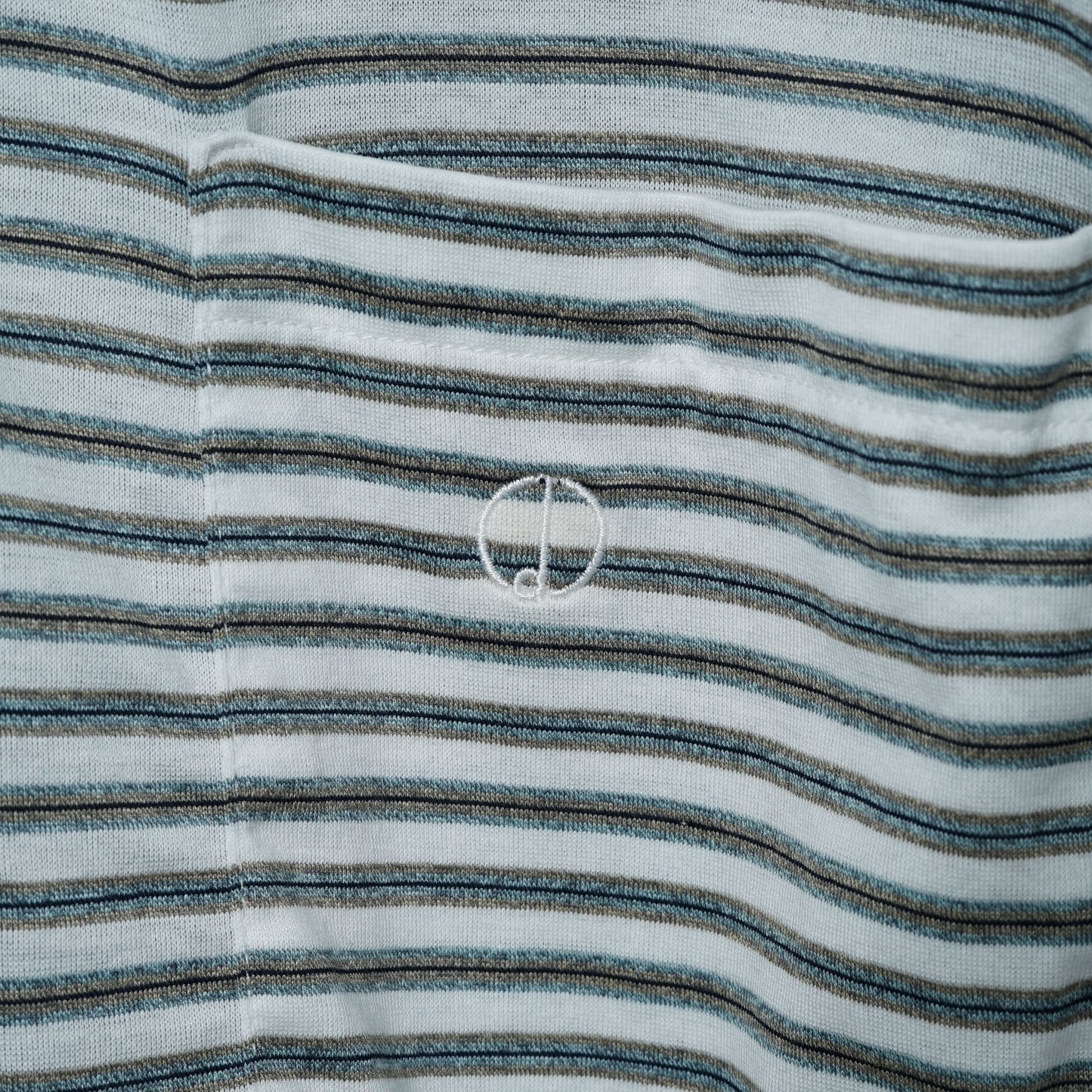 Dunhill Cotton Striped Polo Shirt / Late ’90s-Early '00s (Made in Italy)