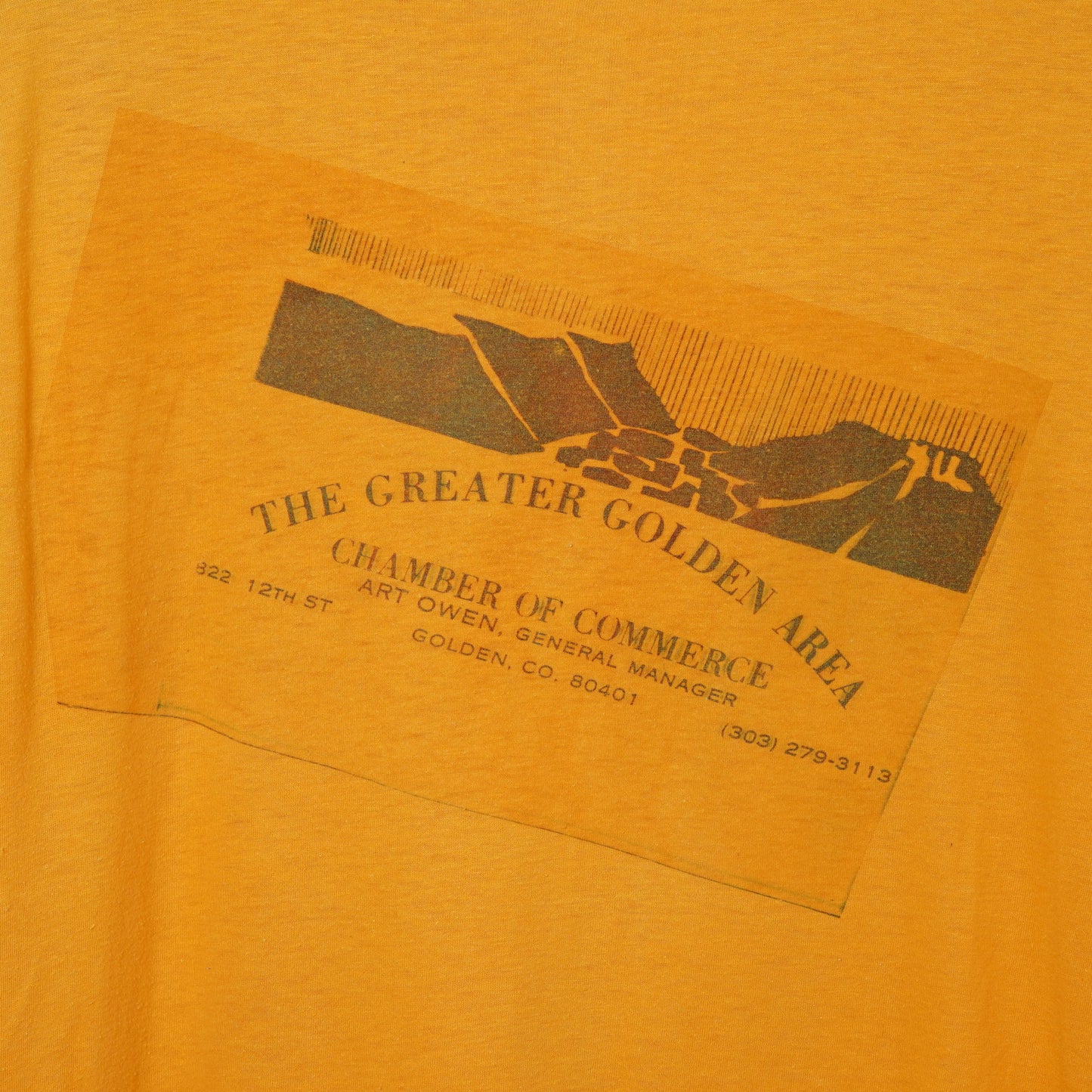 Ched Quality Knits Printed T-Shirt / Late ’70s–Early ’80s (Made in USA)