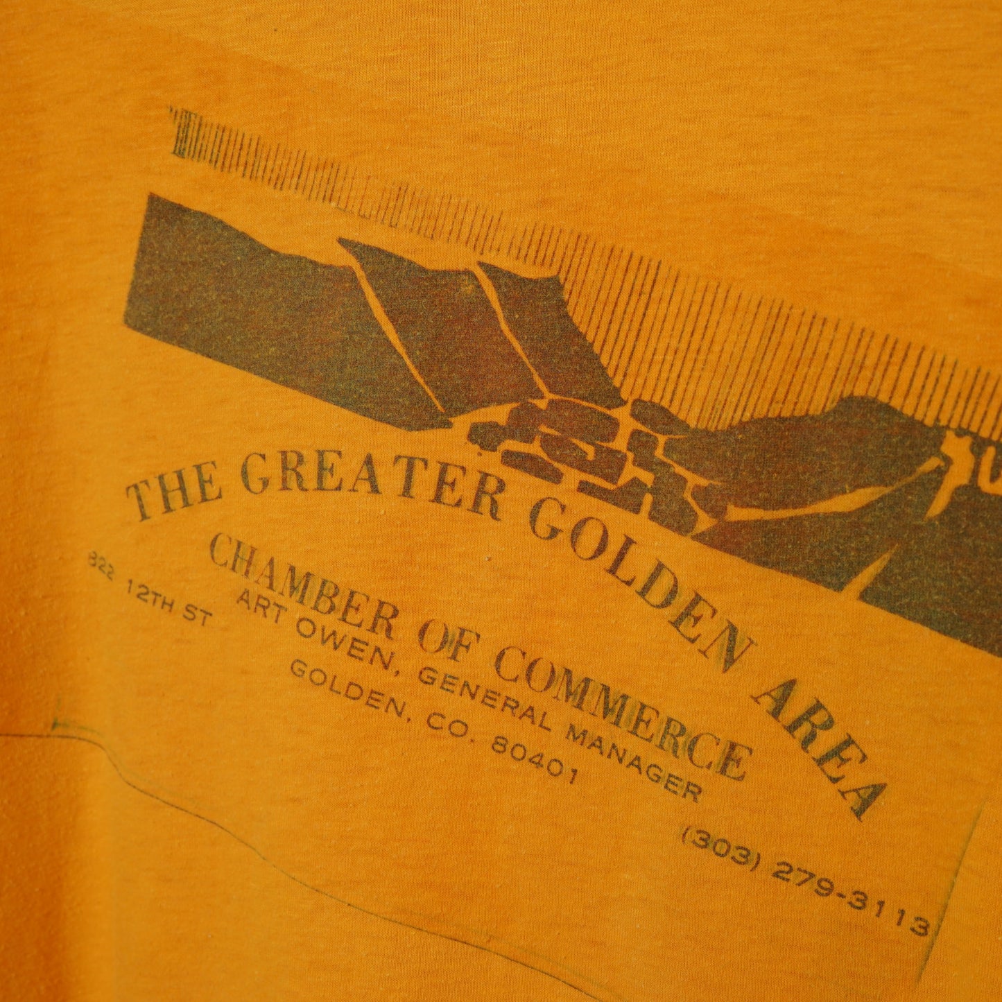 Ched Quality Knits Printed T-Shirt / Late ’70s–Early ’80s (Made in USA)