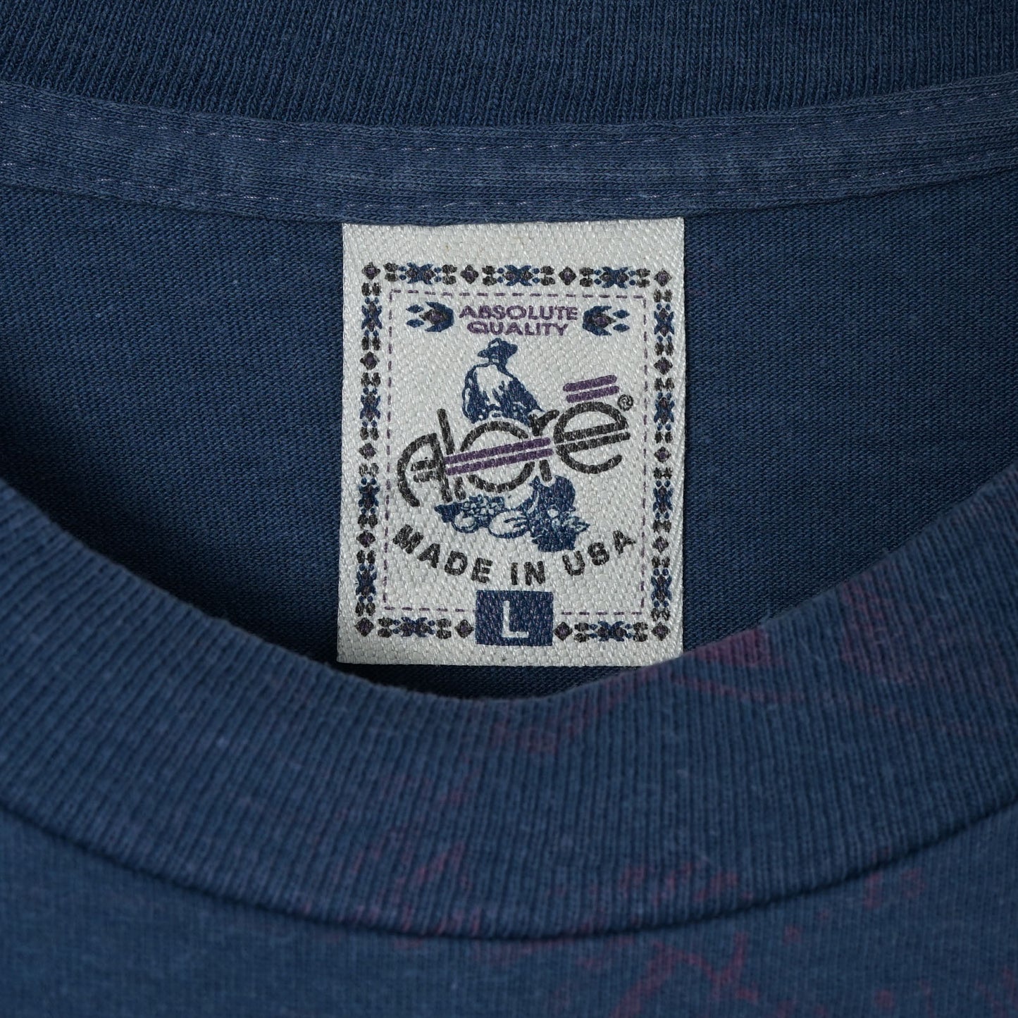 Alore Printed T-Shirt / Late ’80s–Early ’90s (Made in USA)
