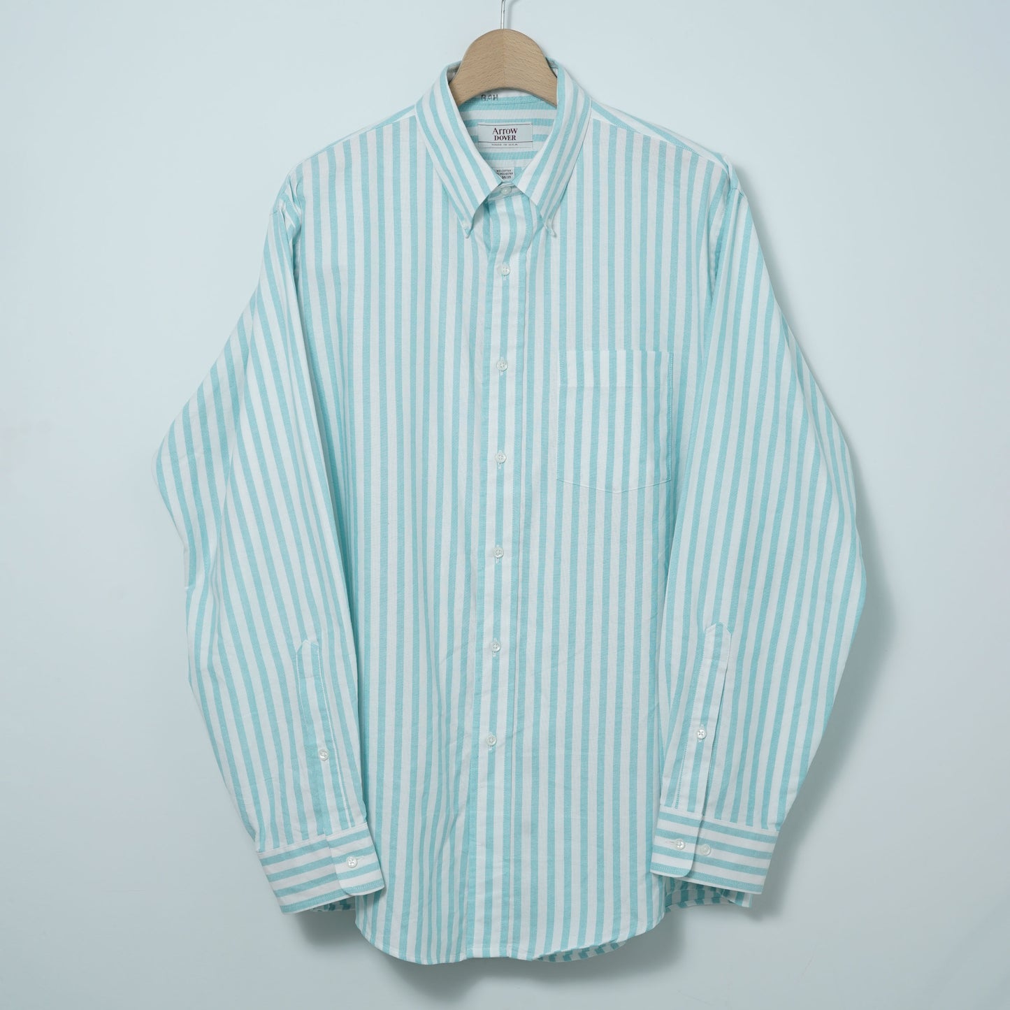 Arrow Dover Cotton-Polyester Stripe BD Shirt / Late ’80s–Early ’90s (Made in USA)