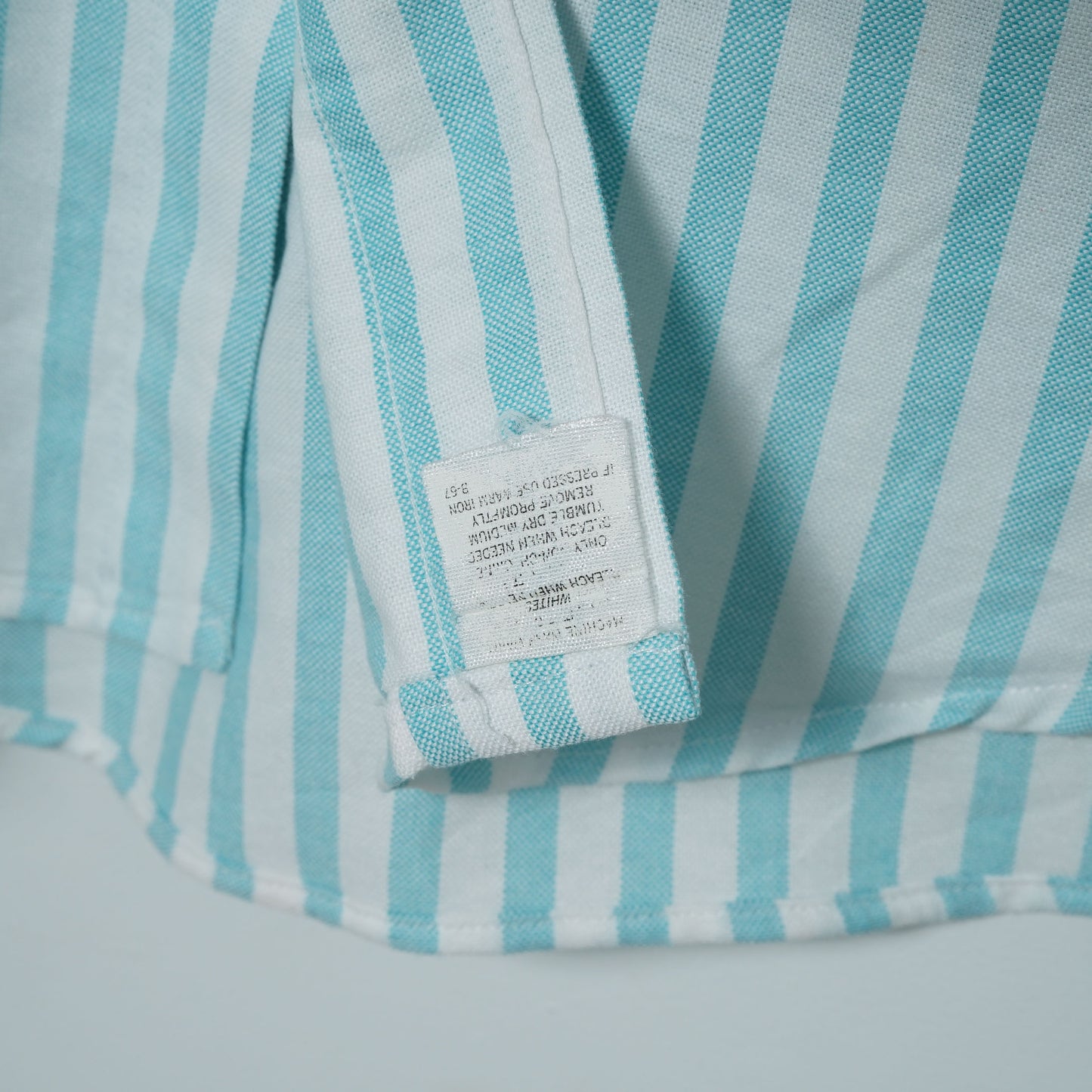 Arrow Dover Cotton-Polyester Stripe BD Shirt / Late ’80s–Early ’90s (Made in USA)
