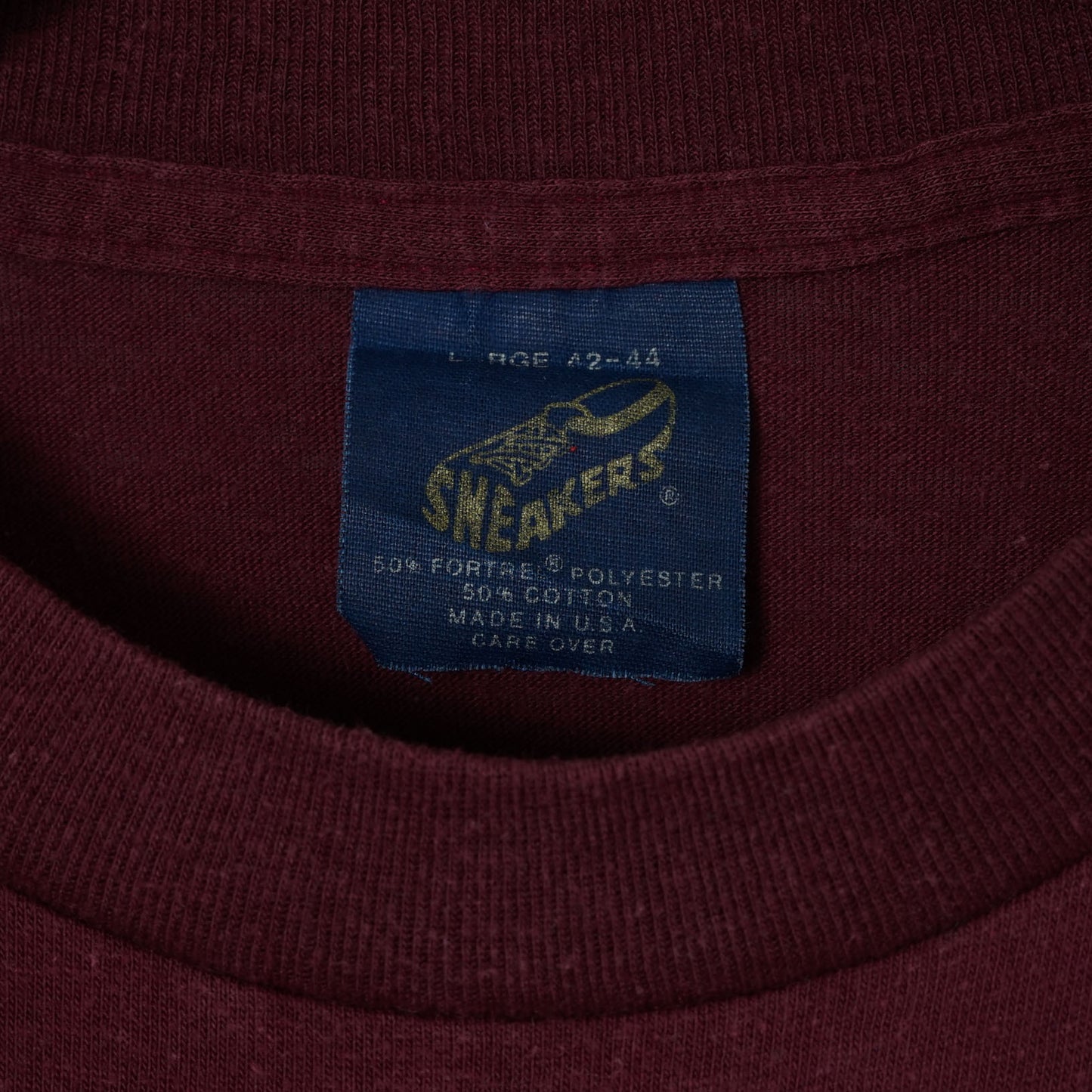 Sneakers Printed T-Shirt / Mid ’80s–Late ’80s (Made in USA)