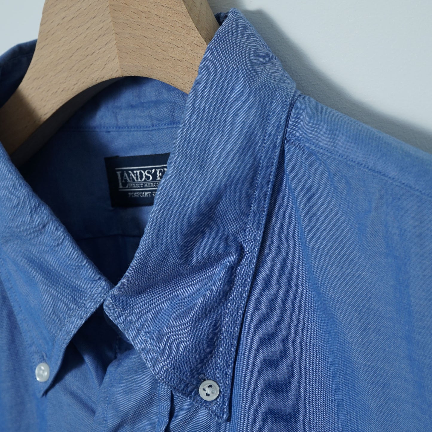 Lands’ End Cotton Pinpoint Oxford BD Shirt / Early ’90s–Mid ’90s (Made in USA)