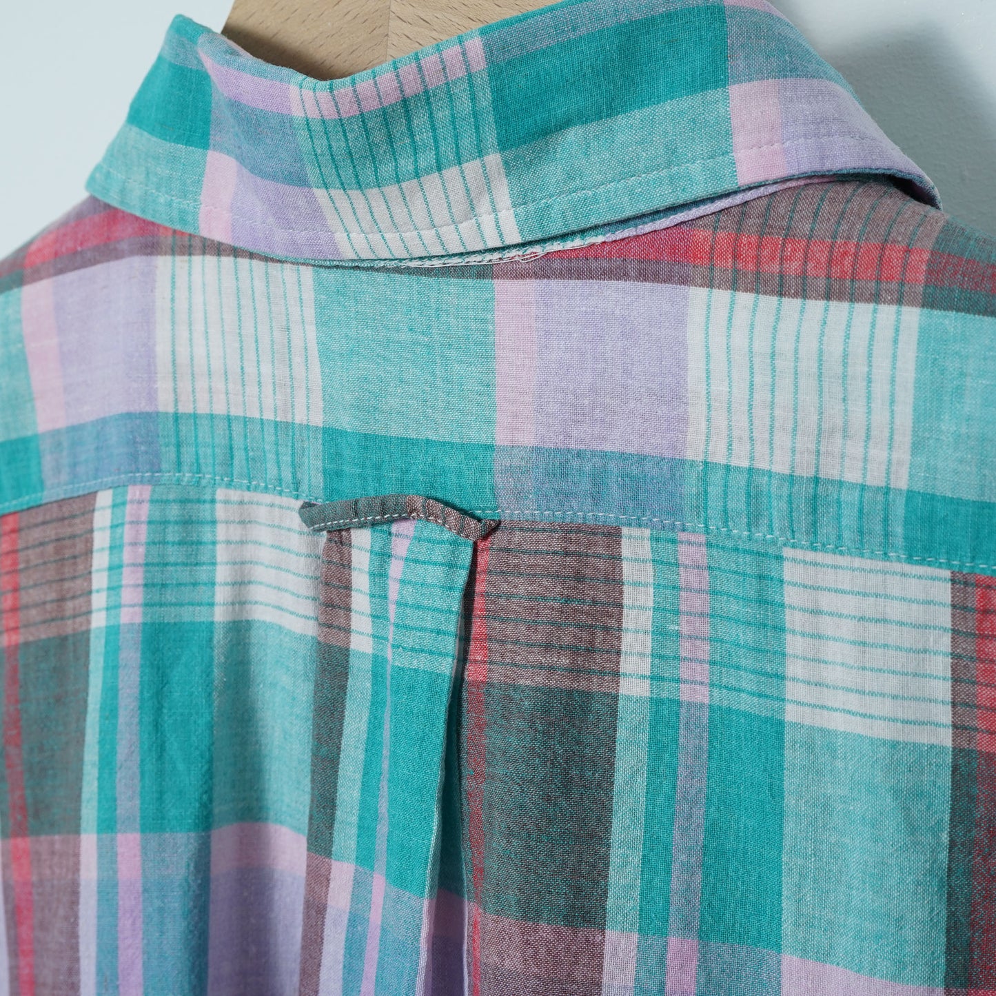Flying Scotsman Collection Madras Check BD Shirt / Early ’90s–Mid ’90s (Made in USA)