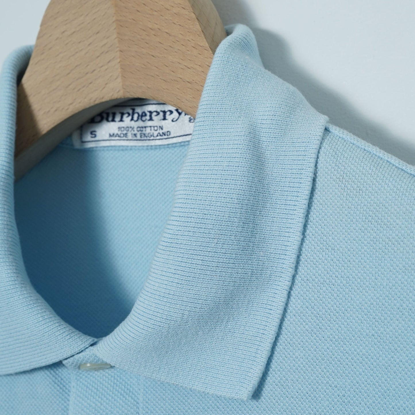 Burberrys Crest Embroidered Polo Shirt / Early ’90s–Mid ’90s (Made in England)