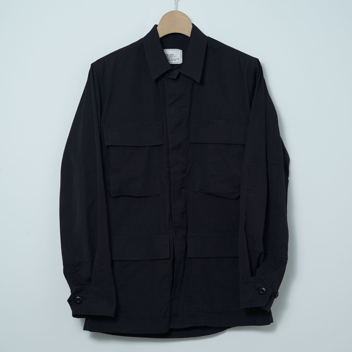 U.S. Military Black 375 BDU Jacket / Late '90s (Made in USA)