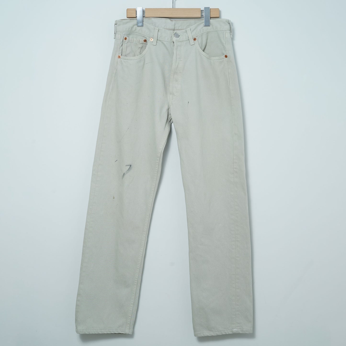 Levi’s 5 Pocket Ecru Denim Pants / Mid '90s (Made in France)