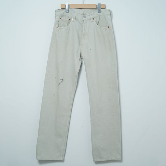 Levi’s 5 Pocket Ecru Denim Pants / Mid '90s (Made in France)