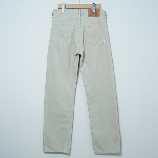 Levi’s 5 Pocket Ecru Denim Pants / Mid '90s (Made in France)