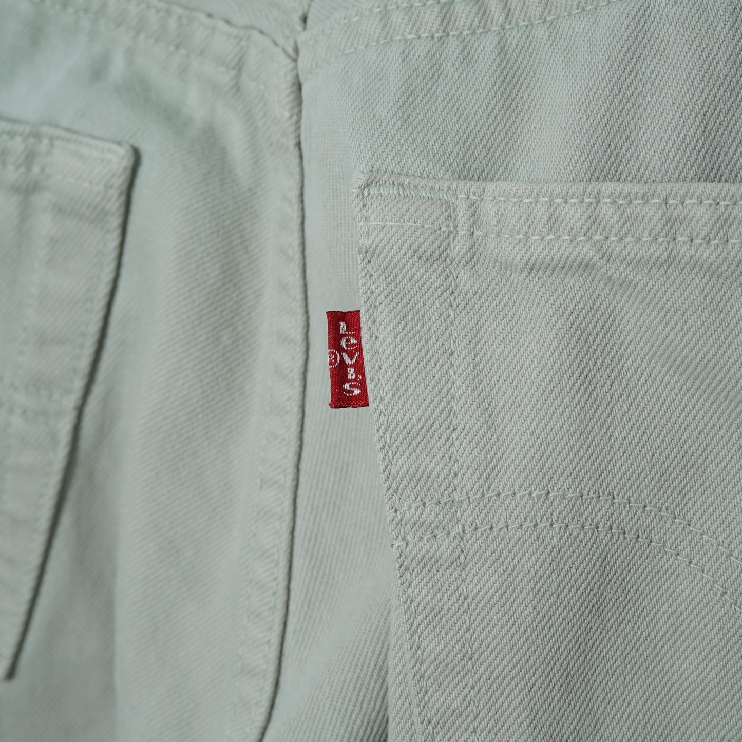 Levi’s 5 Pocket Ecru Denim Pants / Mid '90s (Made in France)