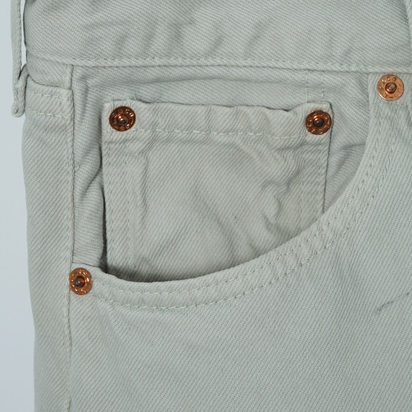 Levi’s 5 Pocket Ecru Denim Pants / Mid '90s (Made in France)