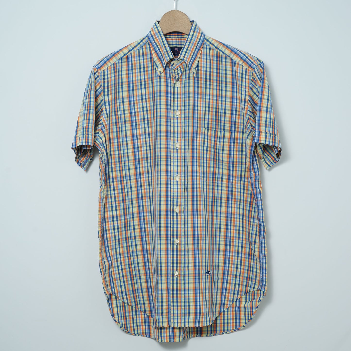 Etro Milano Madras Check BD Shirt / Early ’00s–Mid ’00s (Made in Italy)