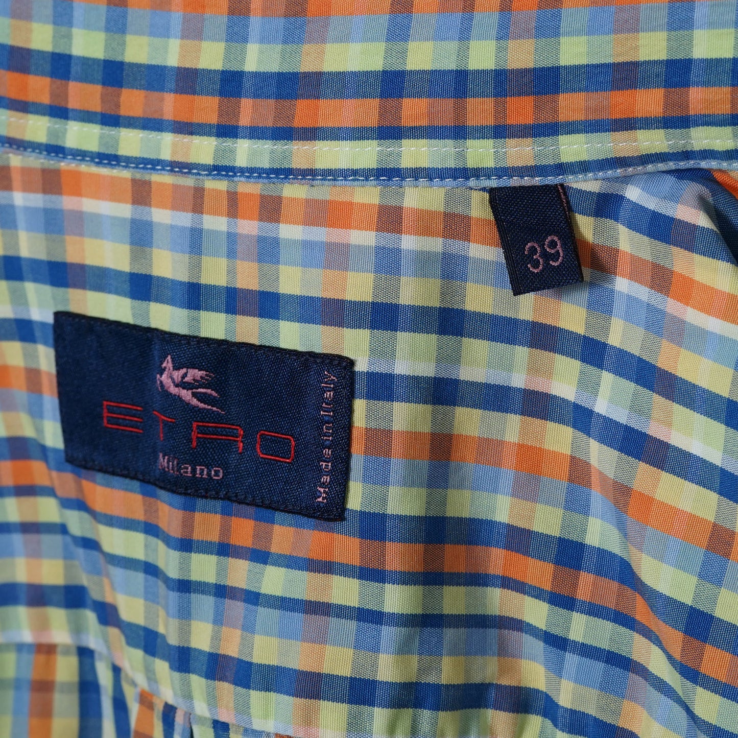 Etro Milano Madras Check BD Shirt / Early ’00s–Mid ’00s (Made in Italy)