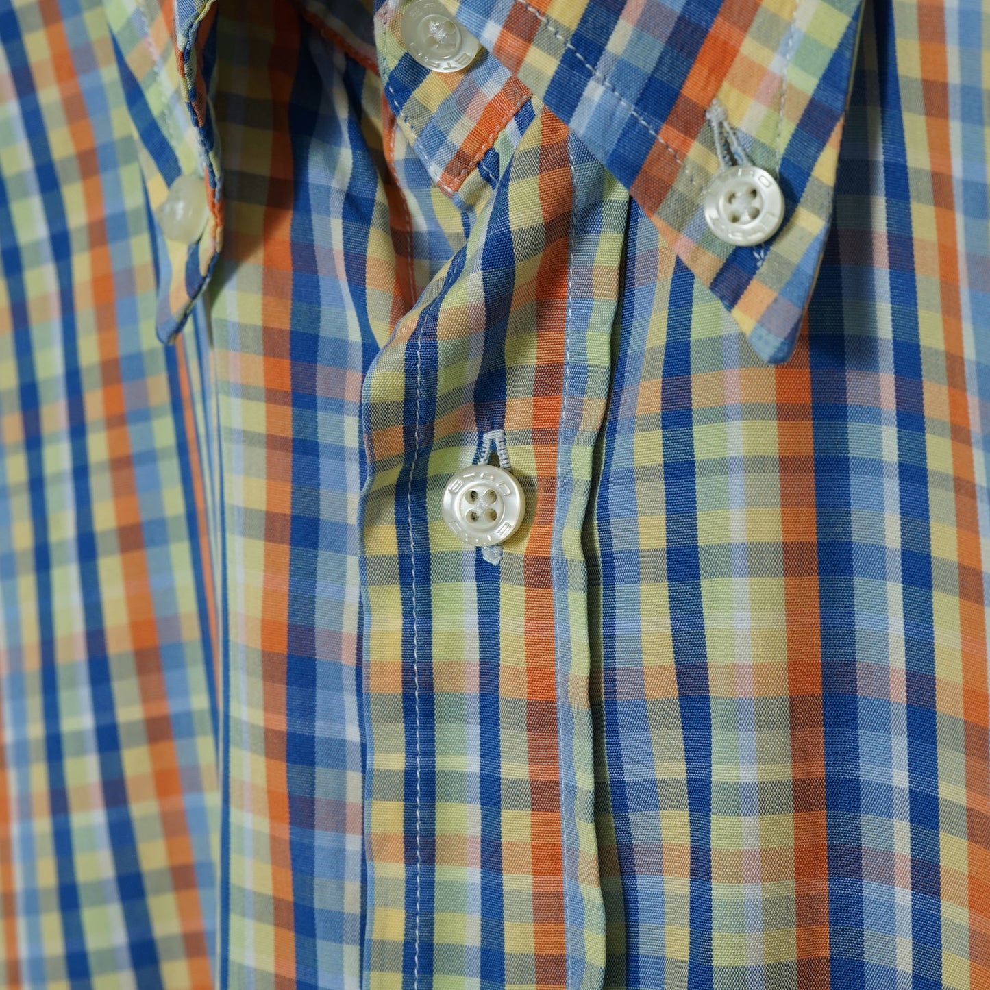 Etro Milano Madras Check BD Shirt / Early ’00s–Mid ’00s (Made in Italy)