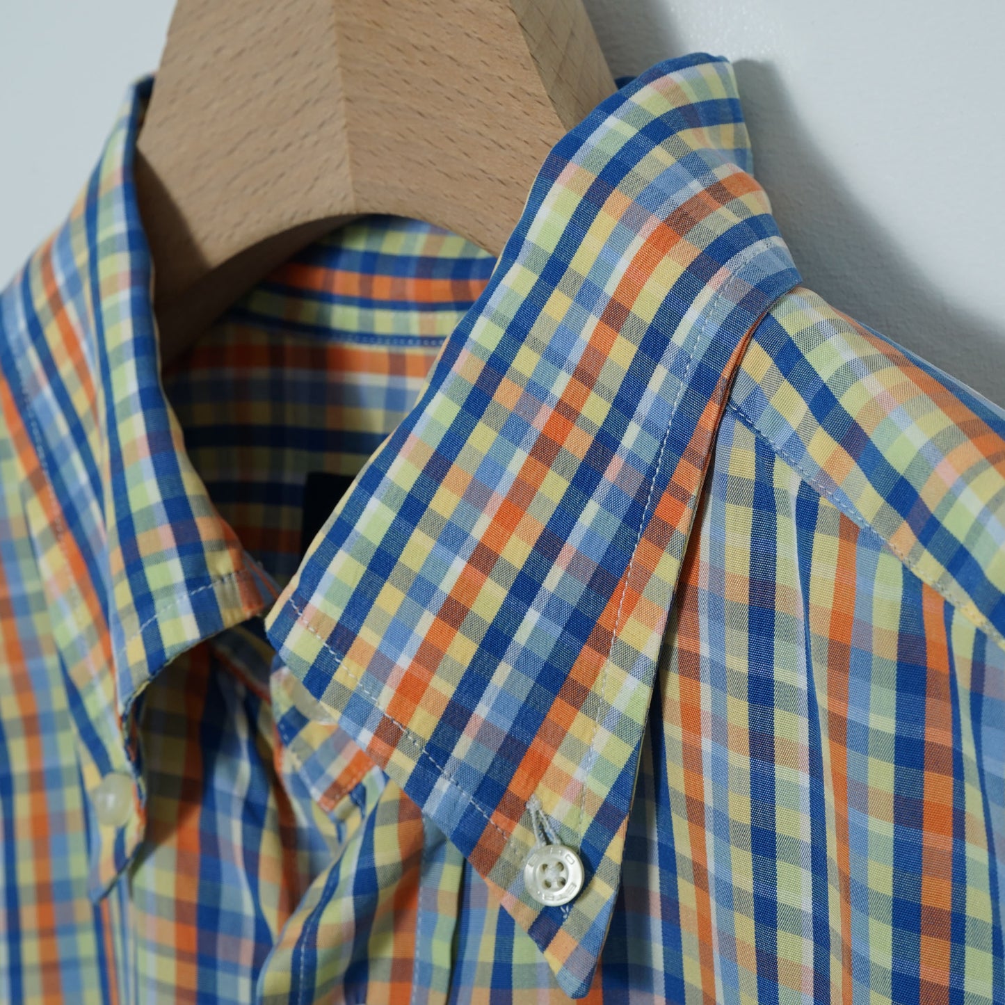 Etro Milano Madras Check BD Shirt / Early ’00s–Mid ’00s (Made in Italy)