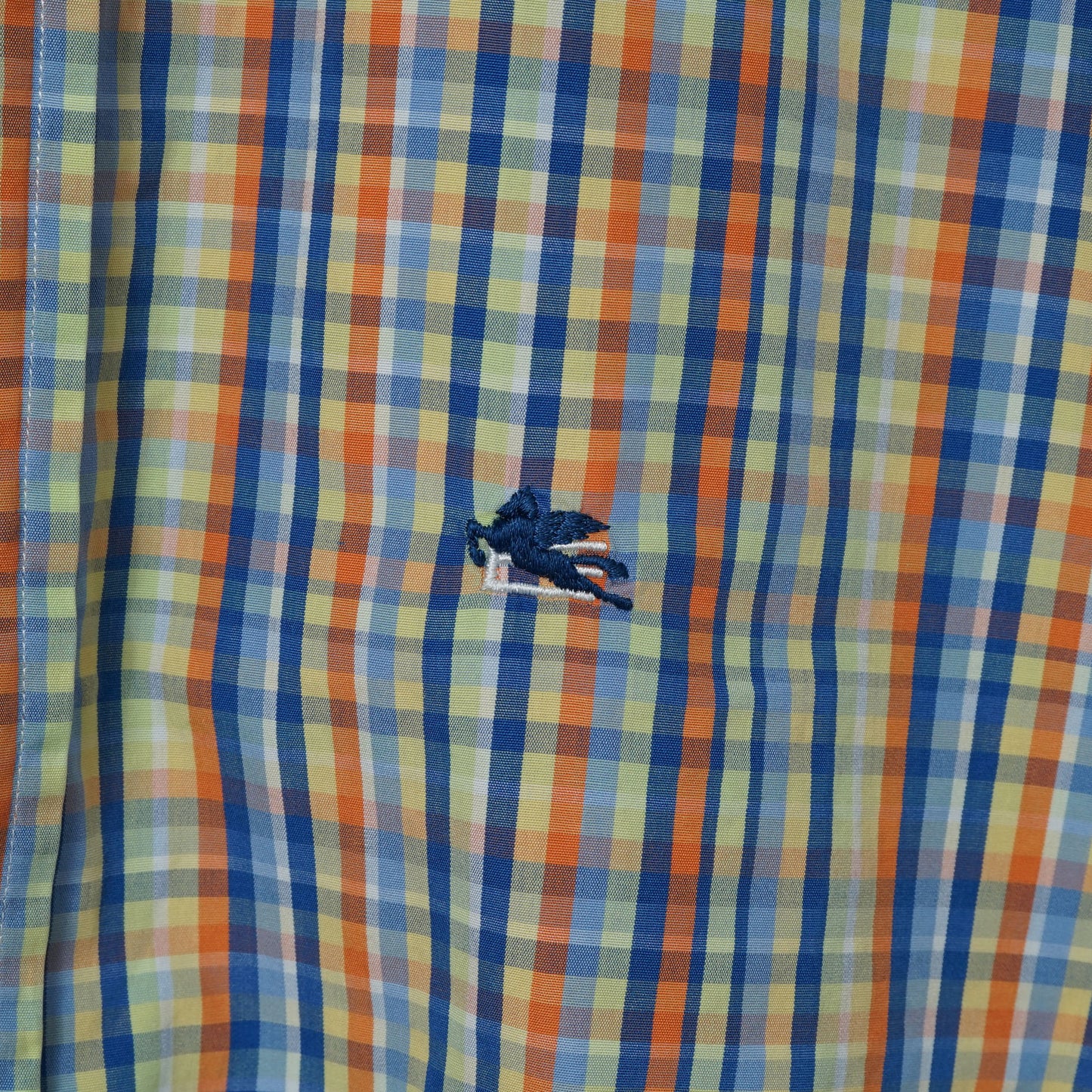 Etro Milano Madras Check BD Shirt / Early ’00s–Mid ’00s (Made in Italy)