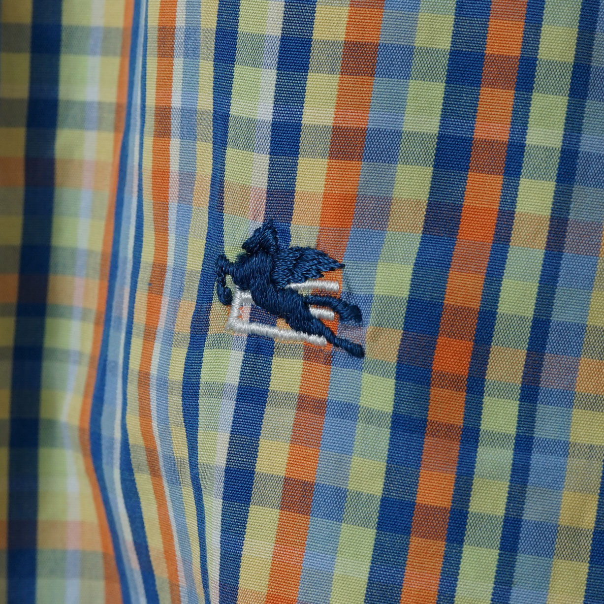 Etro Milano Madras Check BD Shirt / Early ’00s–Mid ’00s (Made in Italy)
