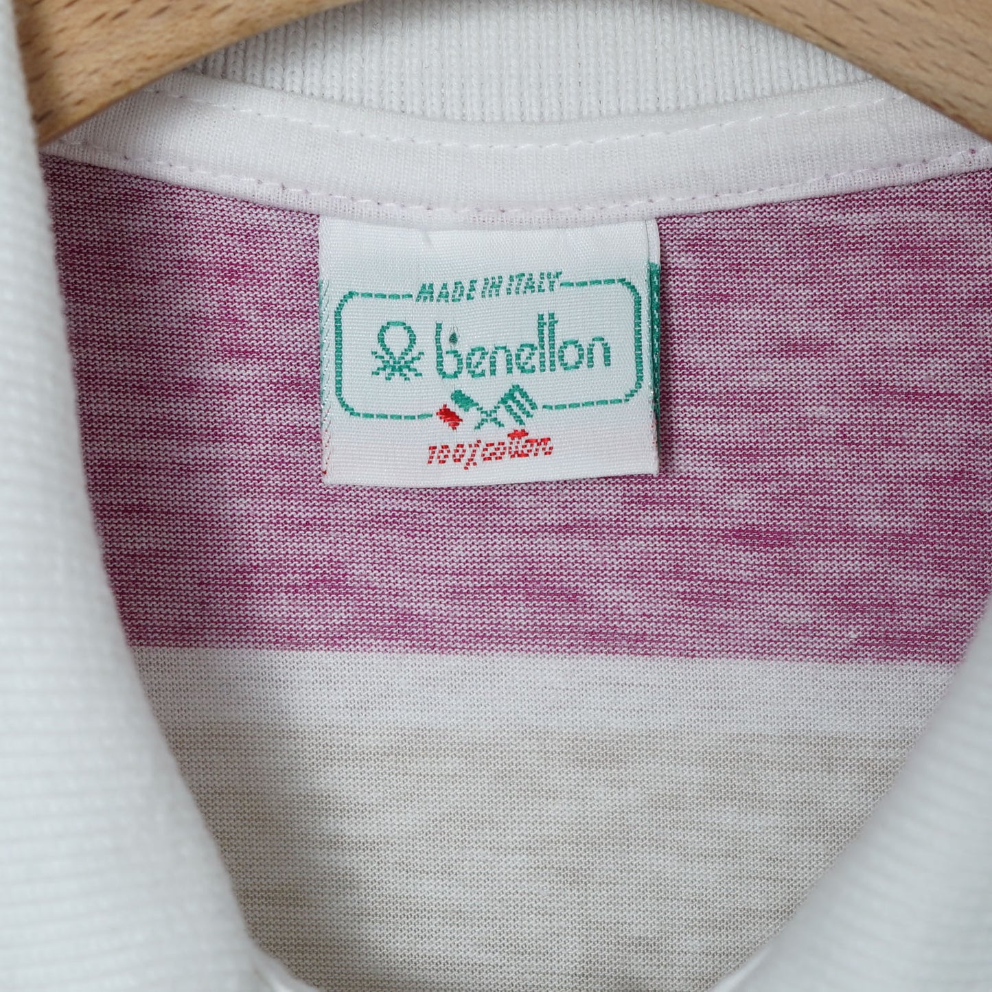 Benetton Cotton Polo Shirt / Early ’90s–Mid ’90s (Made in Italy)