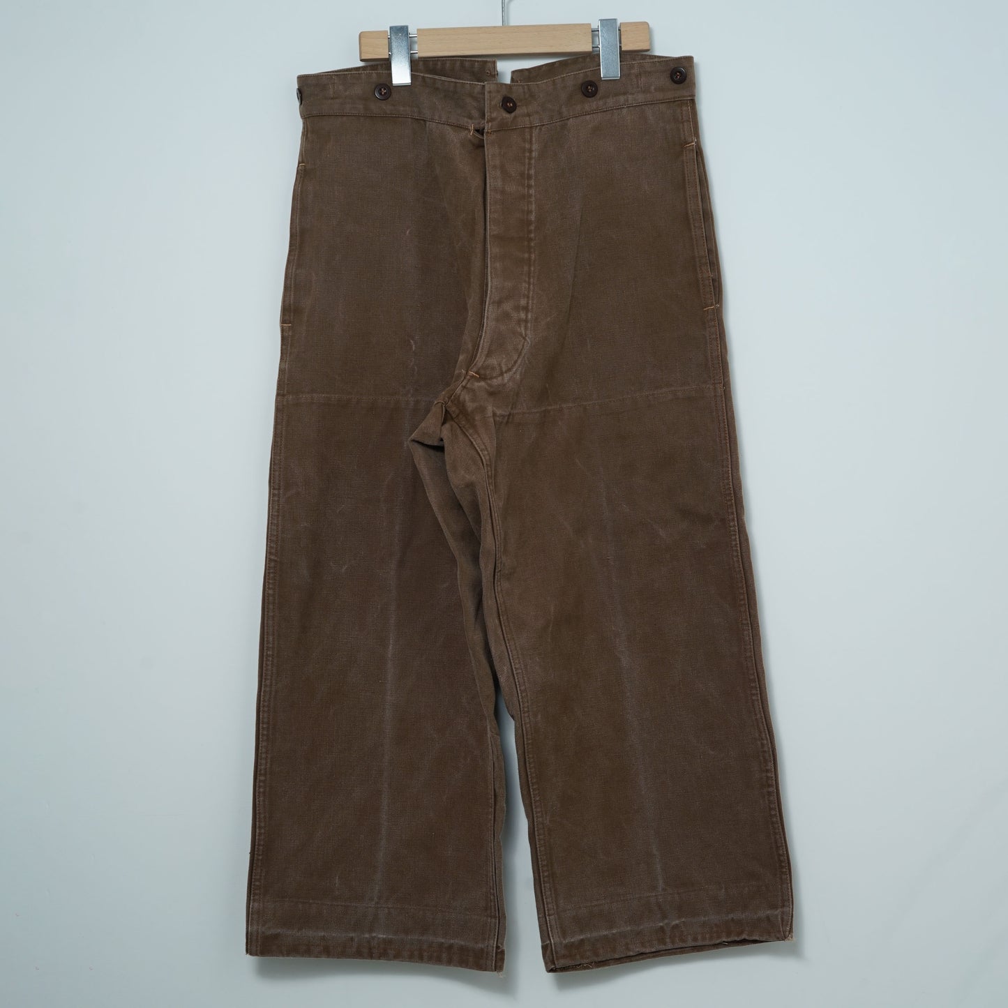 French Work Railroad Pants / Late '50s-Early '60s (Made in France)