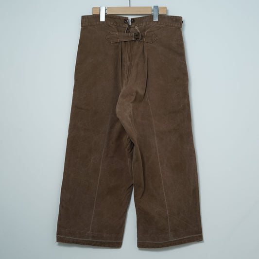 French Work Railroad Pants / Late '50s-Early '60s (Made in France)