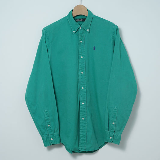 Polo by Ralph Lauren Cotton BD Shirt / Late '90s-Early '00s (Made in USA)