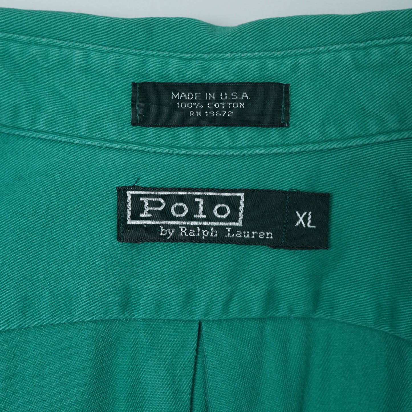 Polo by Ralph Lauren Cotton BD Shirt / Late '90s-Early '00s (Made in USA)