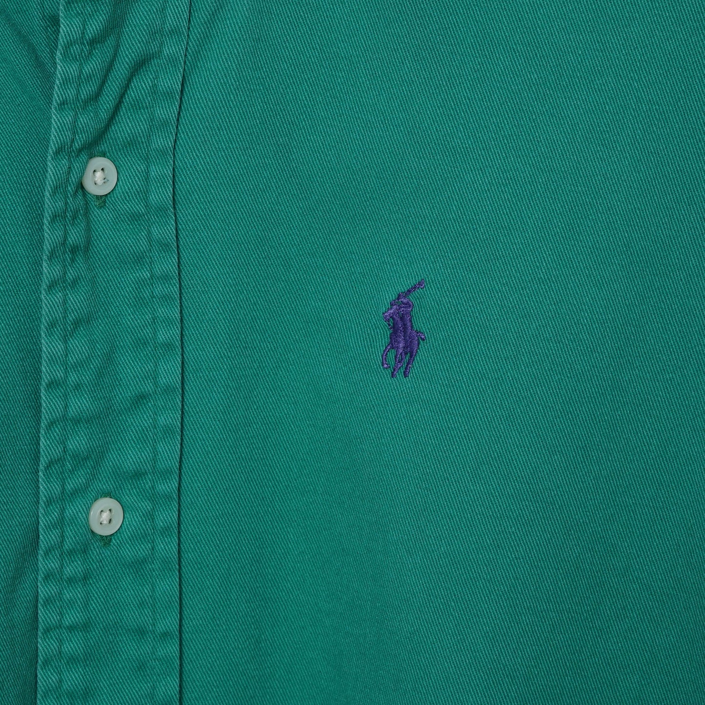 Polo by Ralph Lauren Cotton BD Shirt / Late '90s-Early '00s (Made in USA)