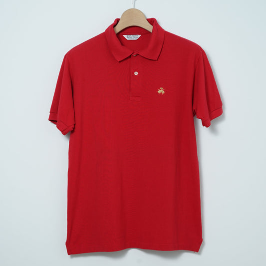 Brooks Brothers Golden Fleece Cotton Pique Polo Shirt / Late '80s-Early '90s (Made in USA)