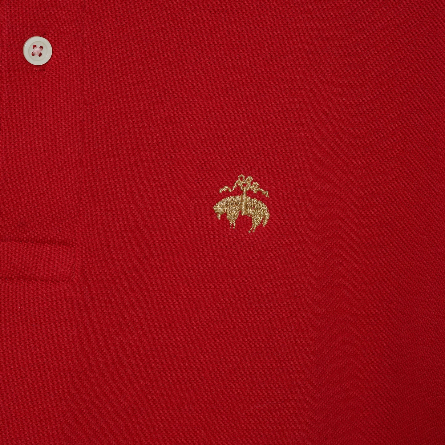 Brooks Brothers Golden Fleece Cotton Pique Polo Shirt / Late '80s-Early '90s (Made in USA)