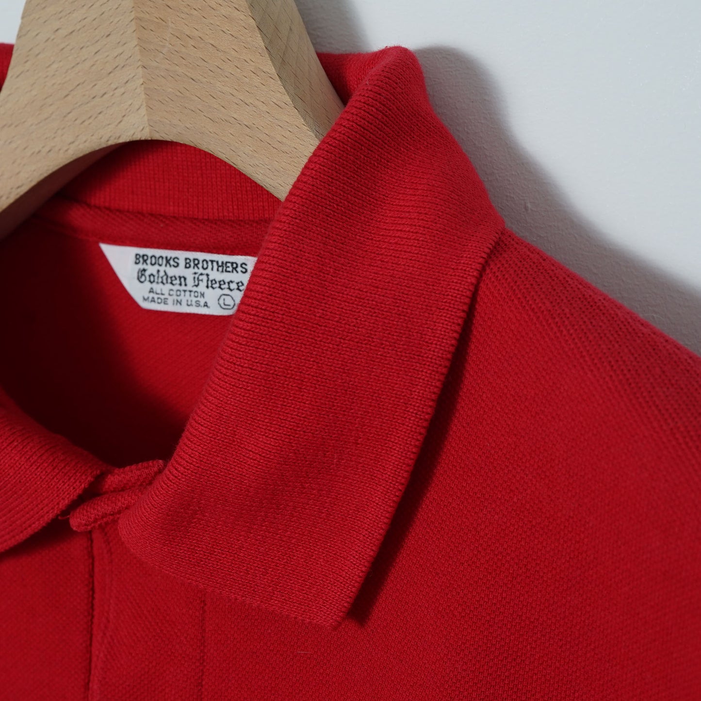Brooks Brothers Golden Fleece Cotton Pique Polo Shirt / Late '80s-Early '90s (Made in USA)