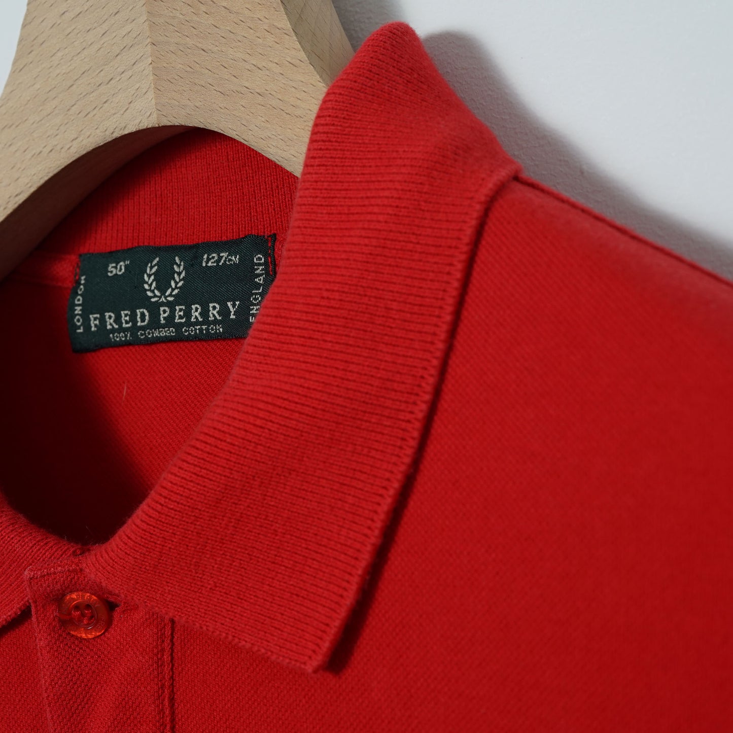 Fred Perry Cotton Pique Polo Shirt / Early ’00s-Mid '00s (Made in Italy)