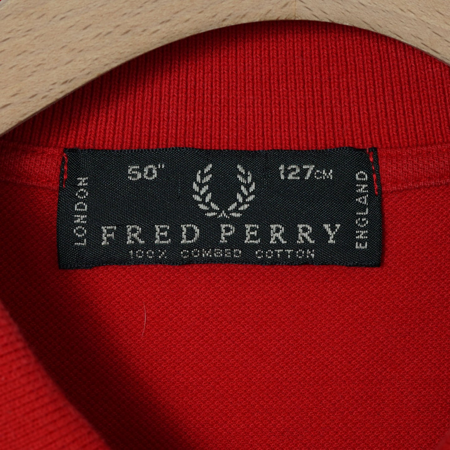 Fred Perry Cotton Pique Polo Shirt / Early ’00s-Mid '00s (Made in Italy)