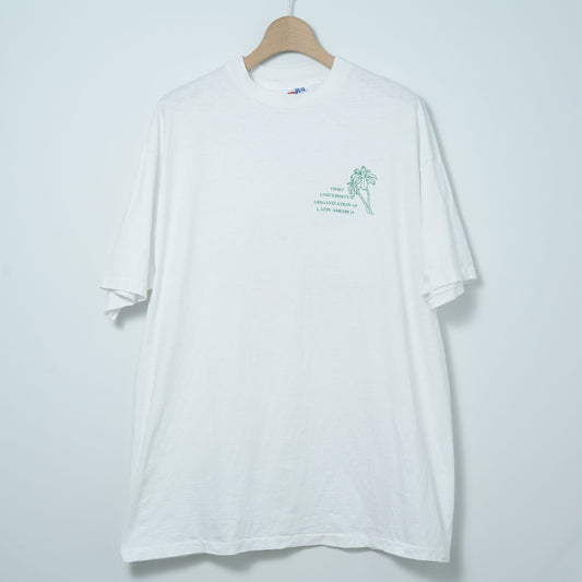 Hanes Beefy-T Printed T-shirt / Early '90s-Mid '90s (Made in USA)