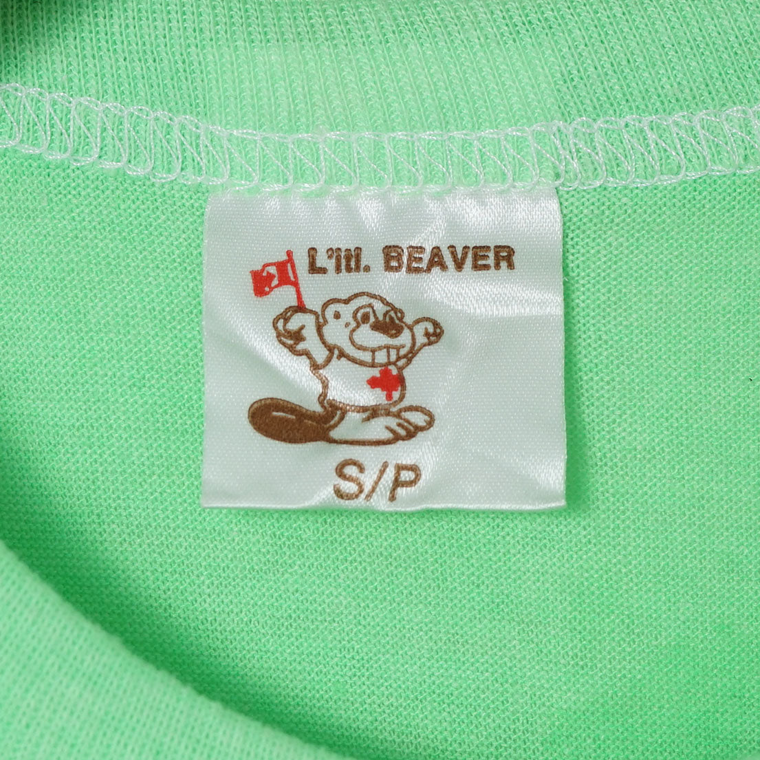L’itl. Beaver Printed T-shirt / Late '80s-Early '90s (Made in Canada)