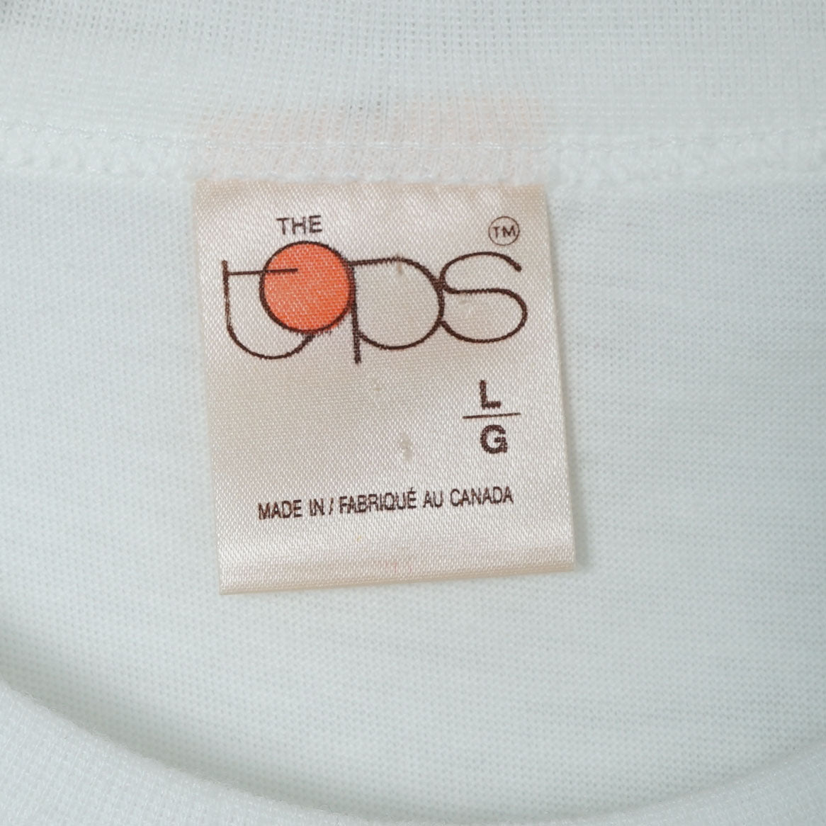 The Tops Printed T-shirt / Late ’80s (Made in Canada)