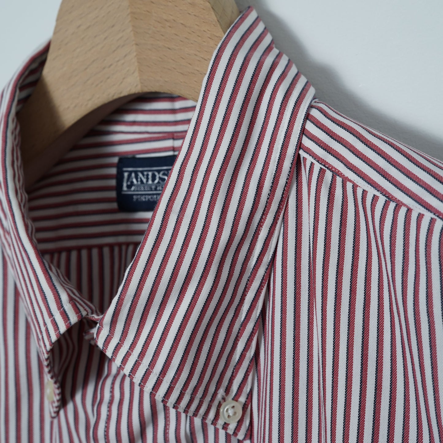 Lands’ End Cotton Polyester BD Shirt / Early '90s-Mid '90s (Made in USA)