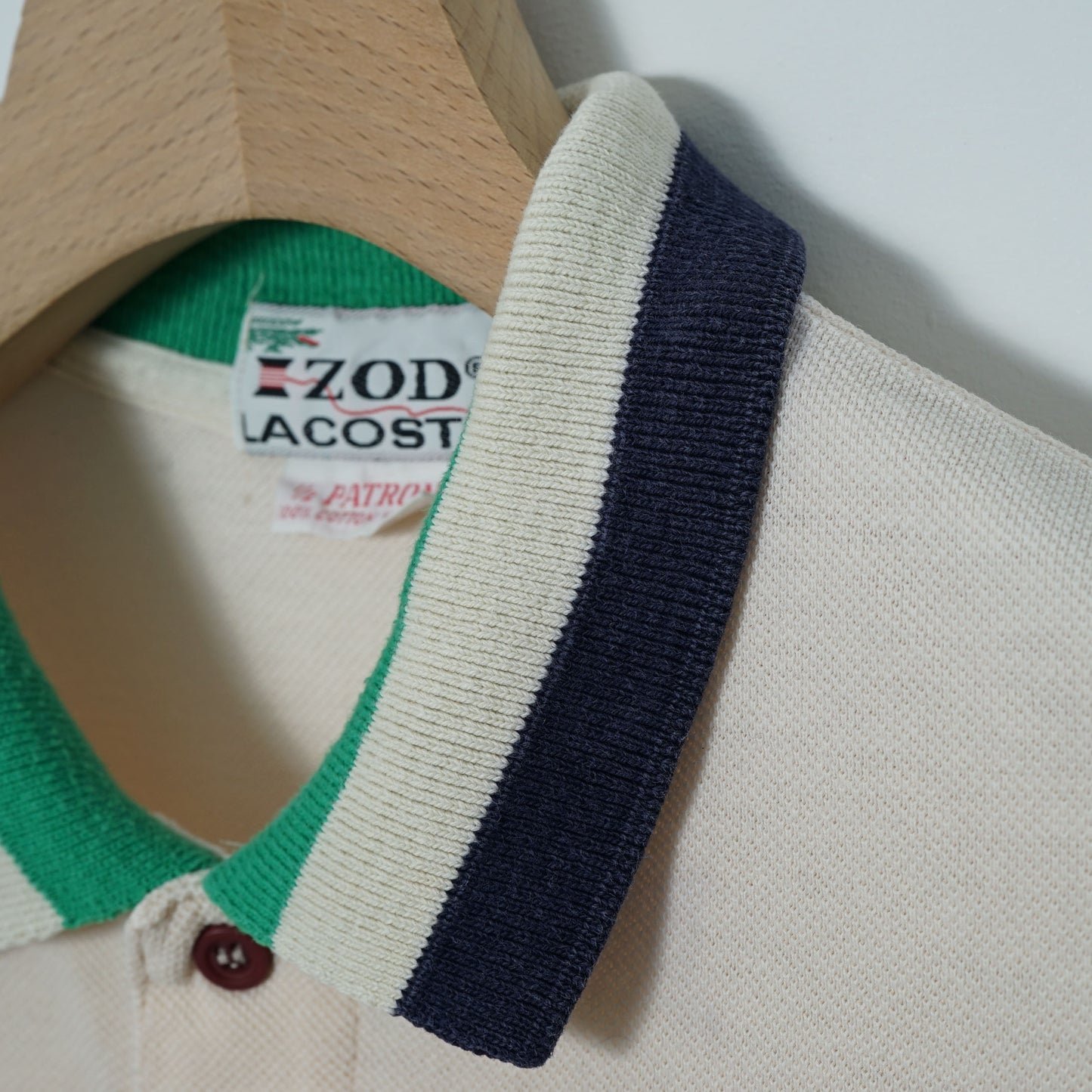 Izod Lacoste Cotton Pique Polo Shirt / Late '80s-Early '90s (Made in USA)