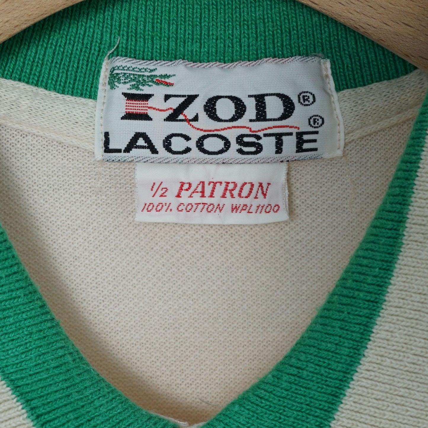Izod Lacoste Cotton Pique Polo Shirt / Late '80s-Early '90s (Made in USA)