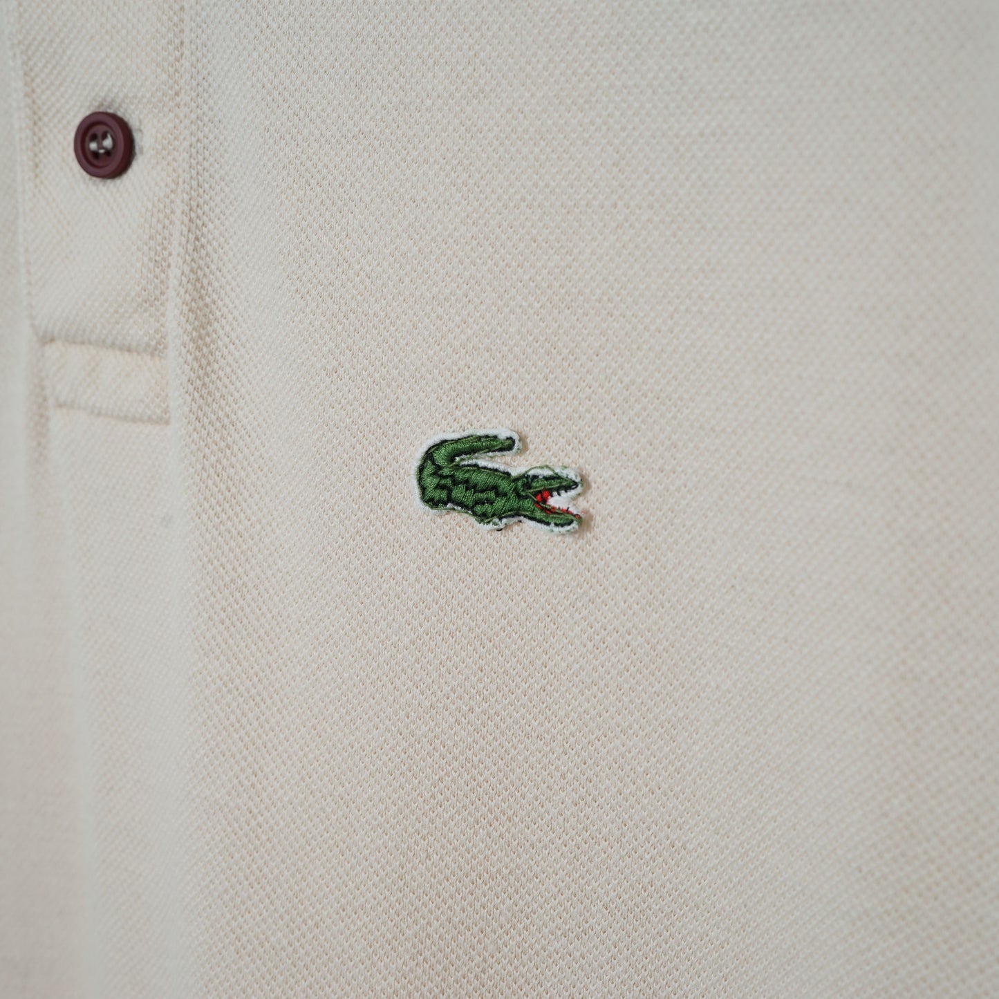 Izod Lacoste Cotton Pique Polo Shirt / Late '80s-Early '90s (Made in USA)
