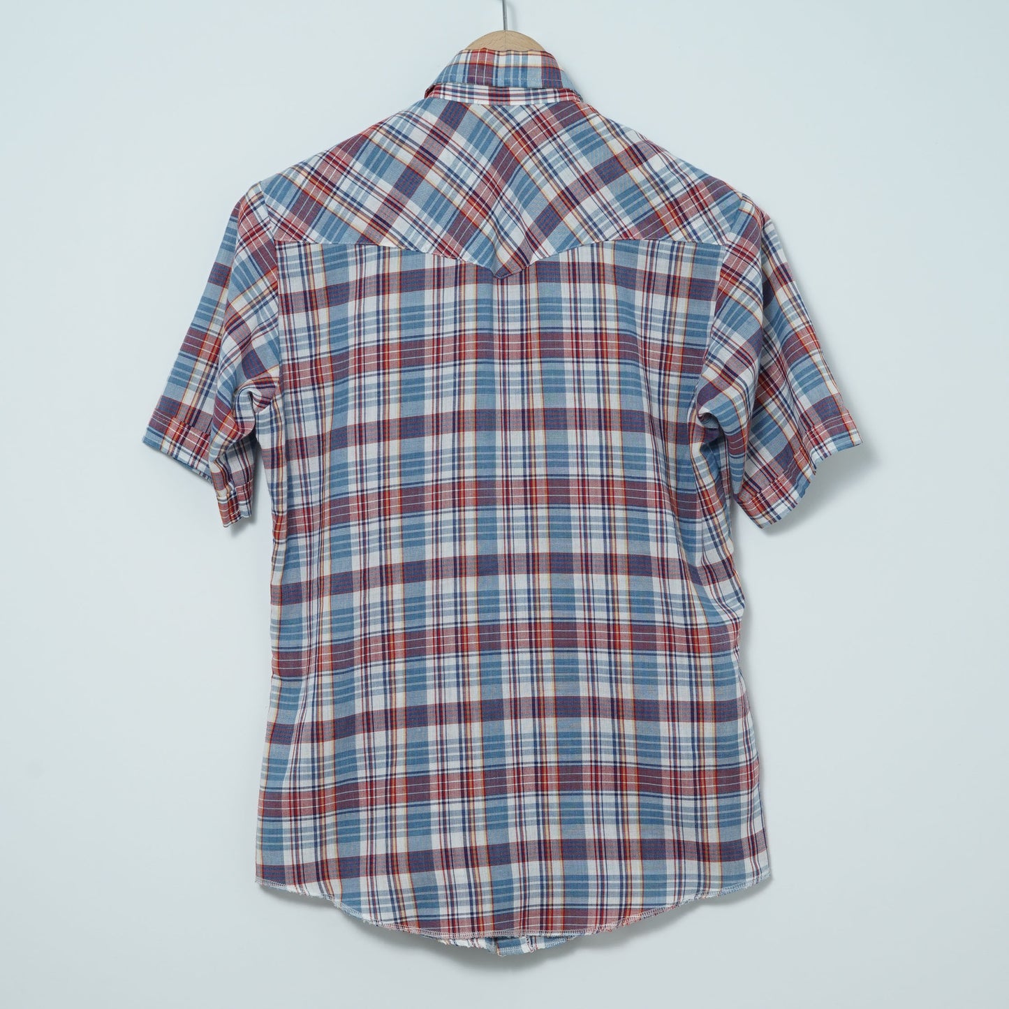 Wrangler Short-sleeve Western Shirt / Late '70s-Early '80s (Made in USA)