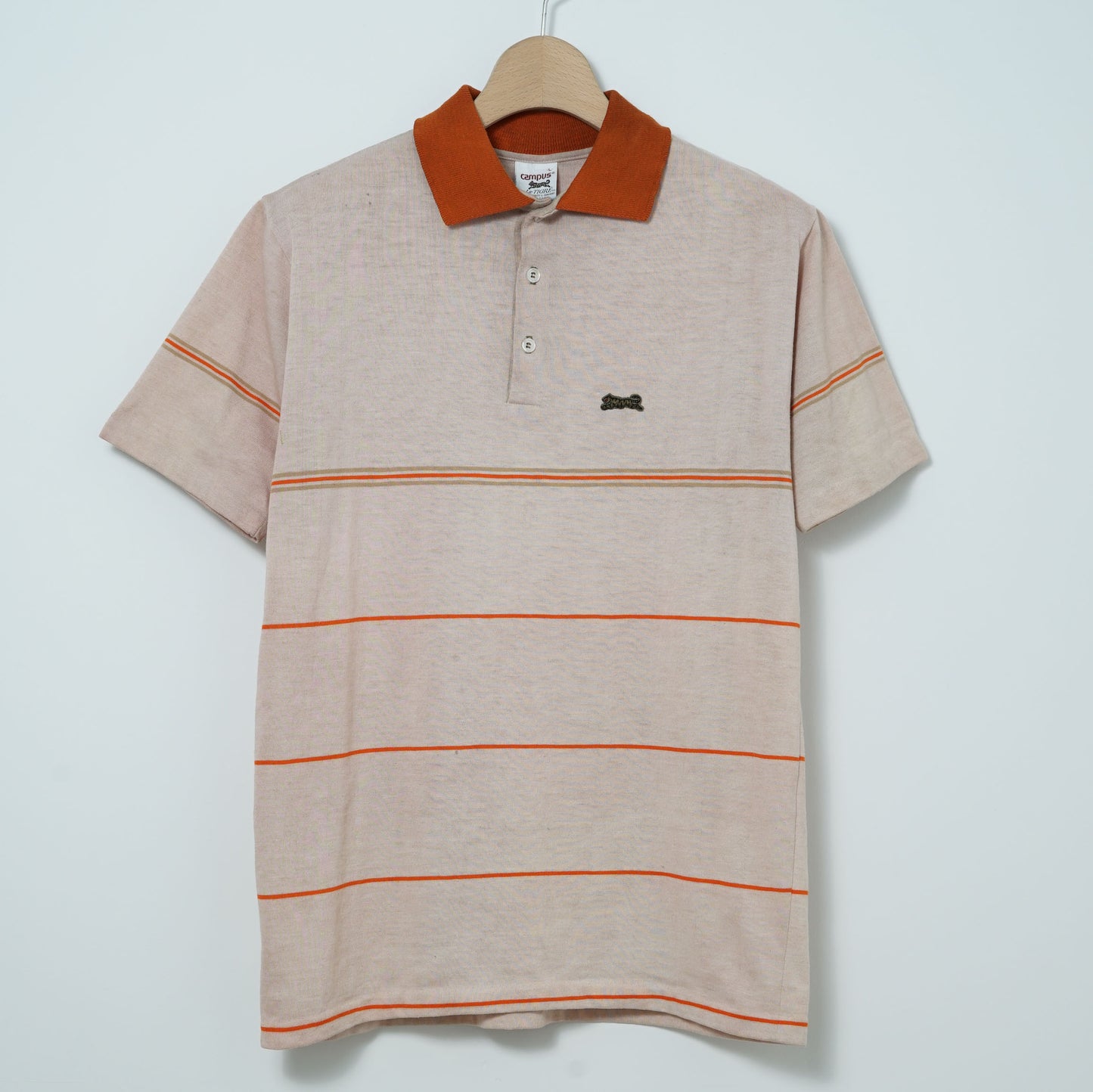 Campus Le Tigre Polo Shirt / Early '80s-Mid '80s (Made in USA)