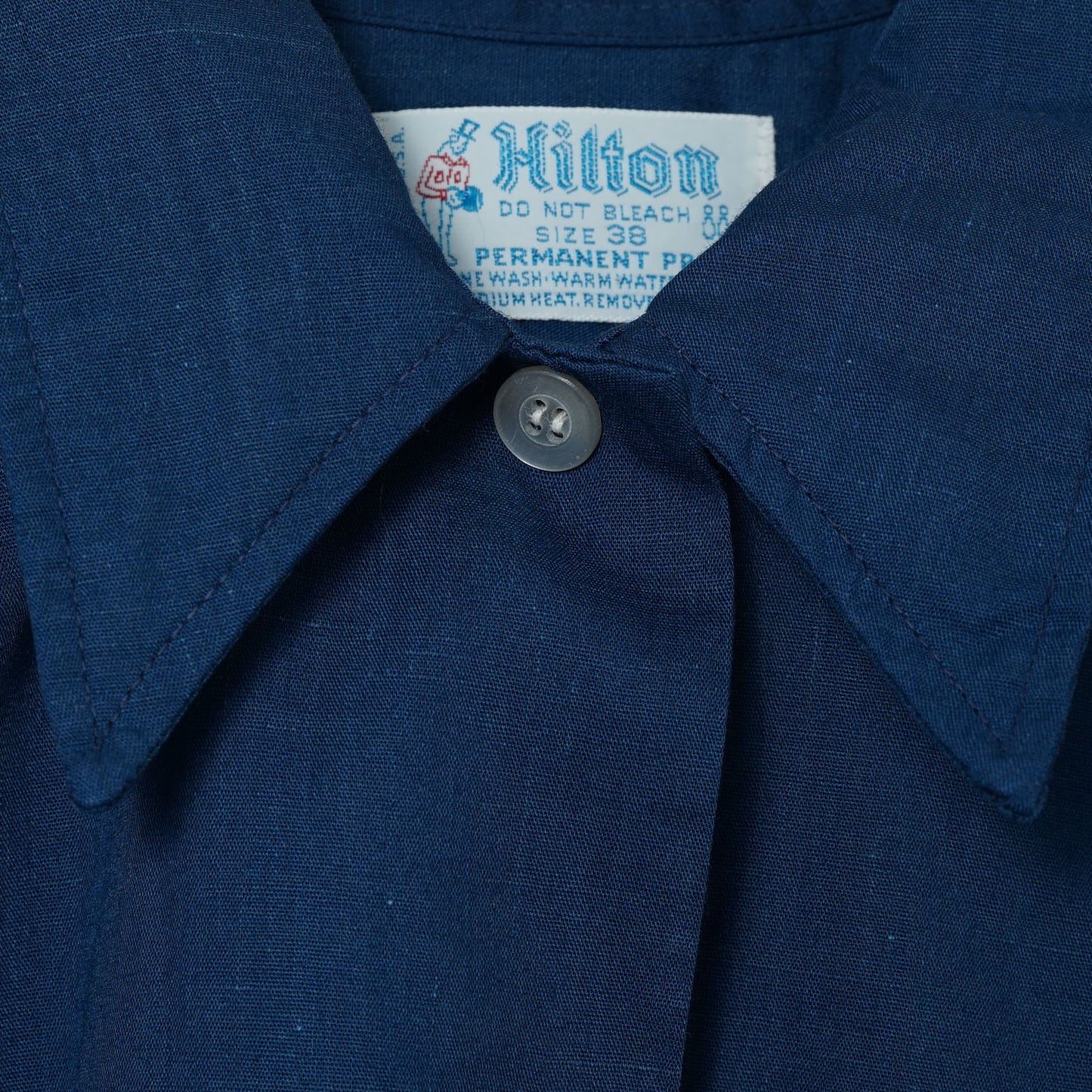 Hilton Bowling Shirt / Late '60s-Early '70s (Made in USA)